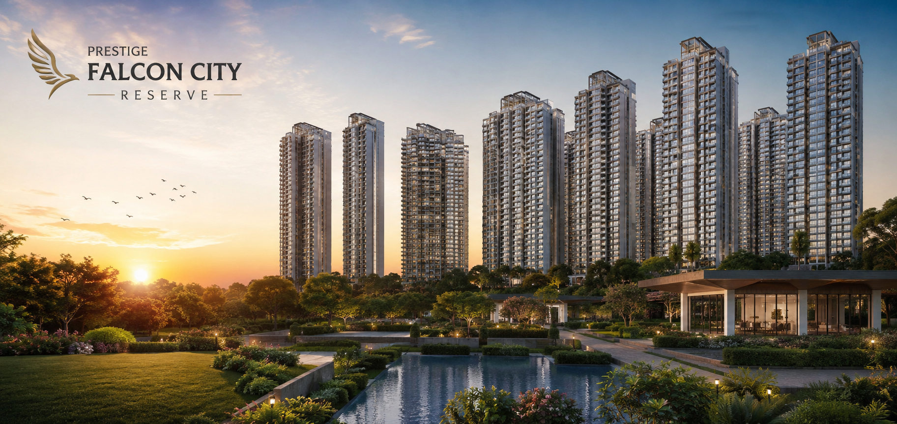 Prestige Falcon City Reserve Logo - Luxury Residential Project in Kanakapura