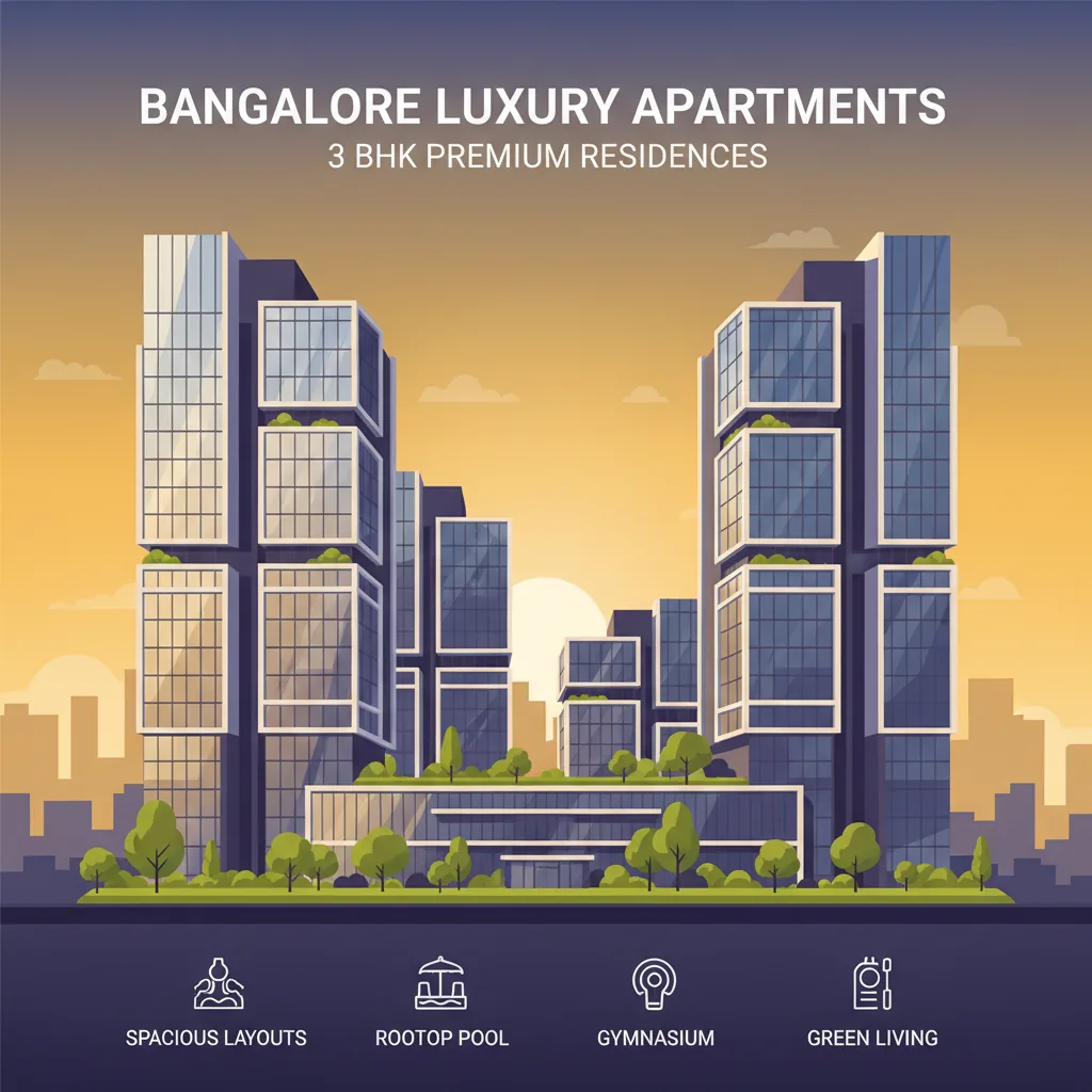 3 BHK luxury apartments in Bangalore 3 BHK luxury apartments in Bangalore