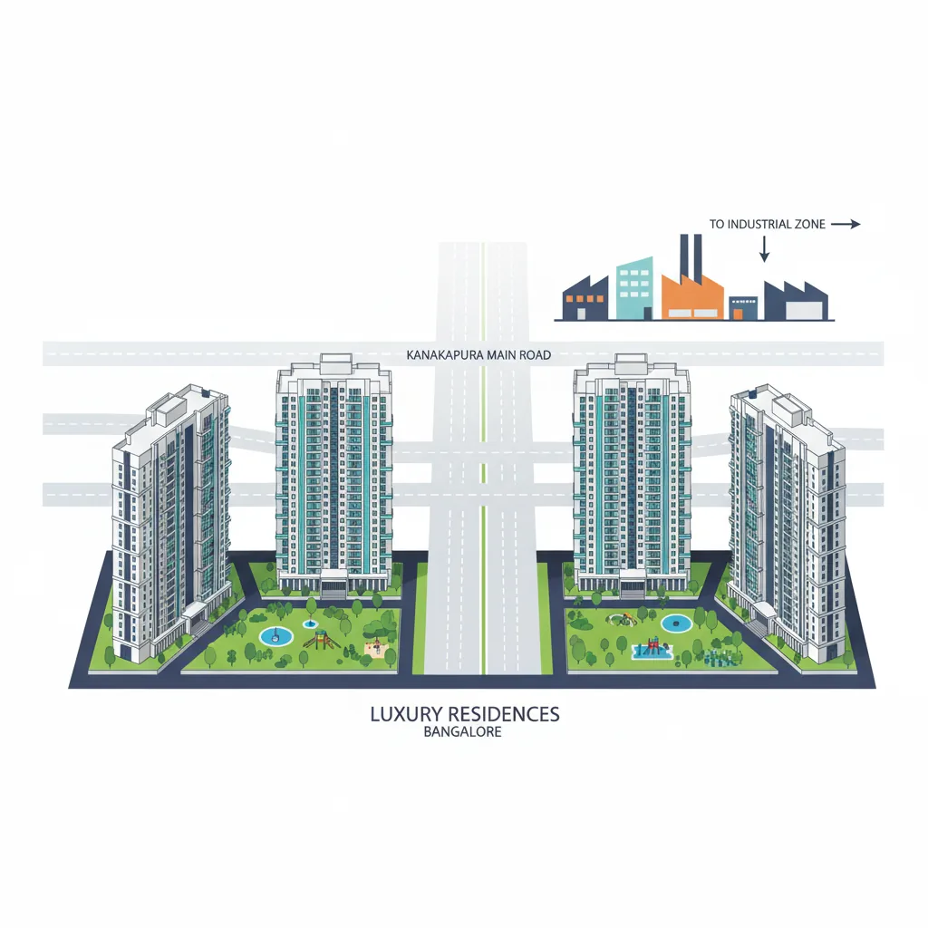 Apartments near Kanakapura Industrial Area