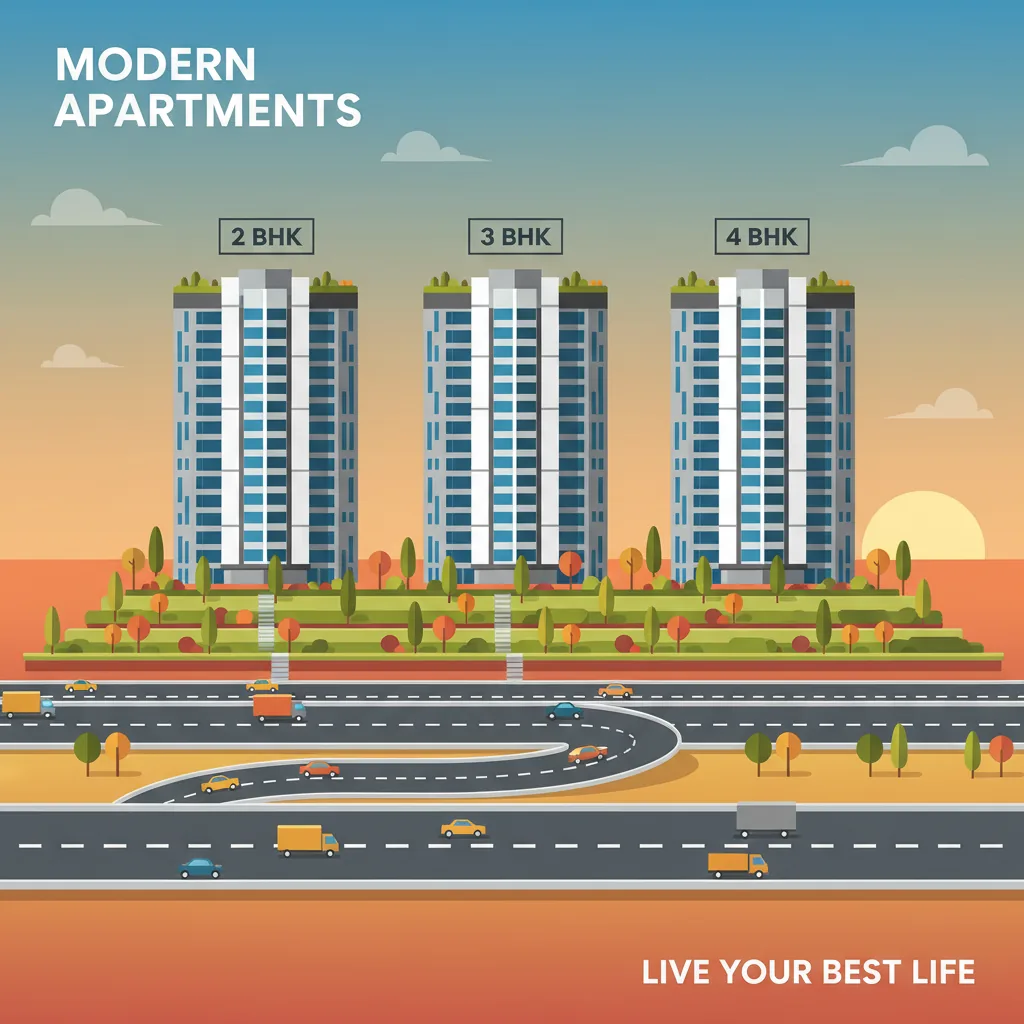 Apartments near Kanakapura Road Industrial Hub