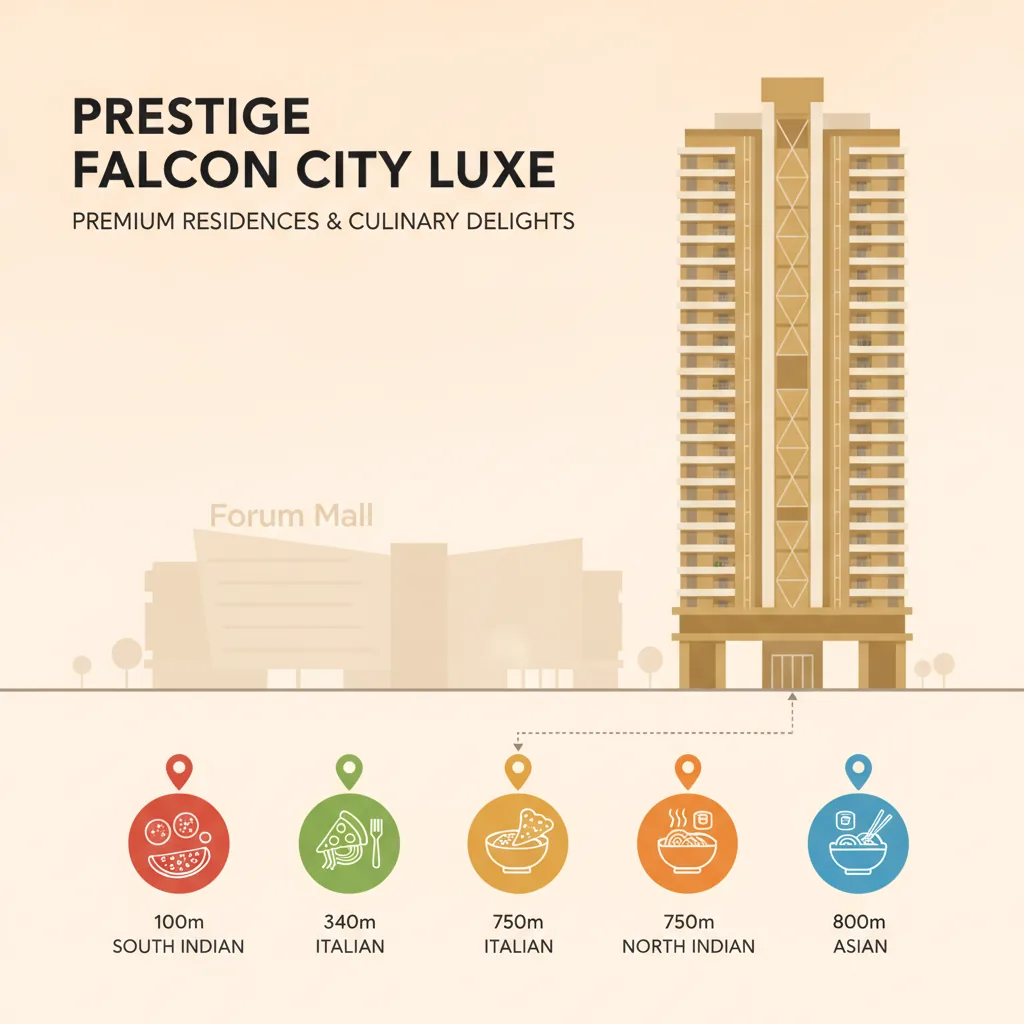 Best Restaurants Near Prestige Falcon City Reserve: Bangalore Dining Guide Best Restaurants Near Prestige Falcon City Reserve: Bangalore Dining Guide