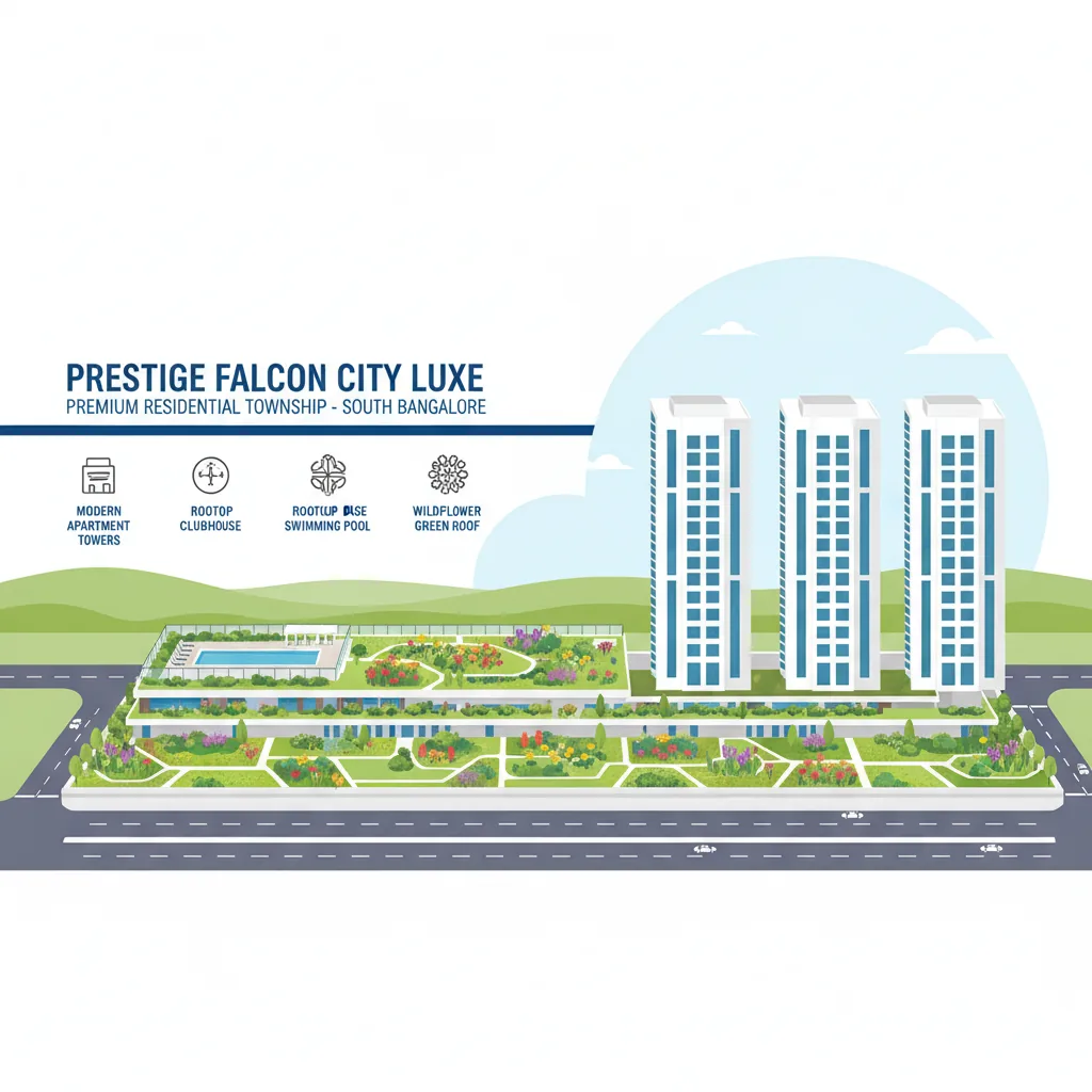 Cost of 2 BHK in Prestige Falcon City Reserve