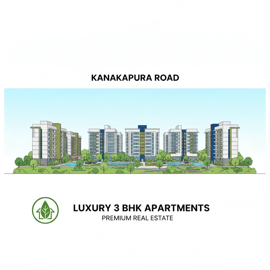 Cost of 3 BHK Apartments in Kanakapura Road