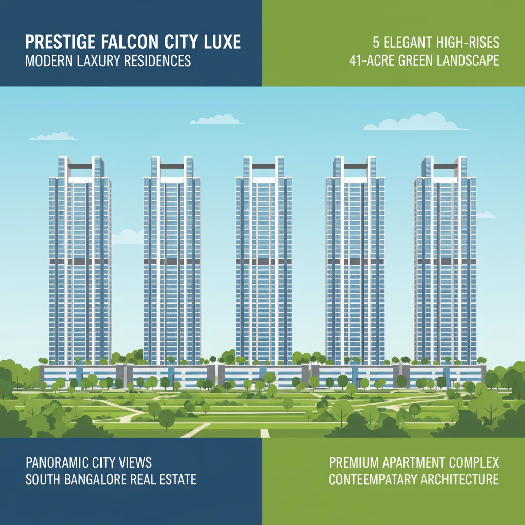 How many towers are available in Prestige Falcon City Reserve?