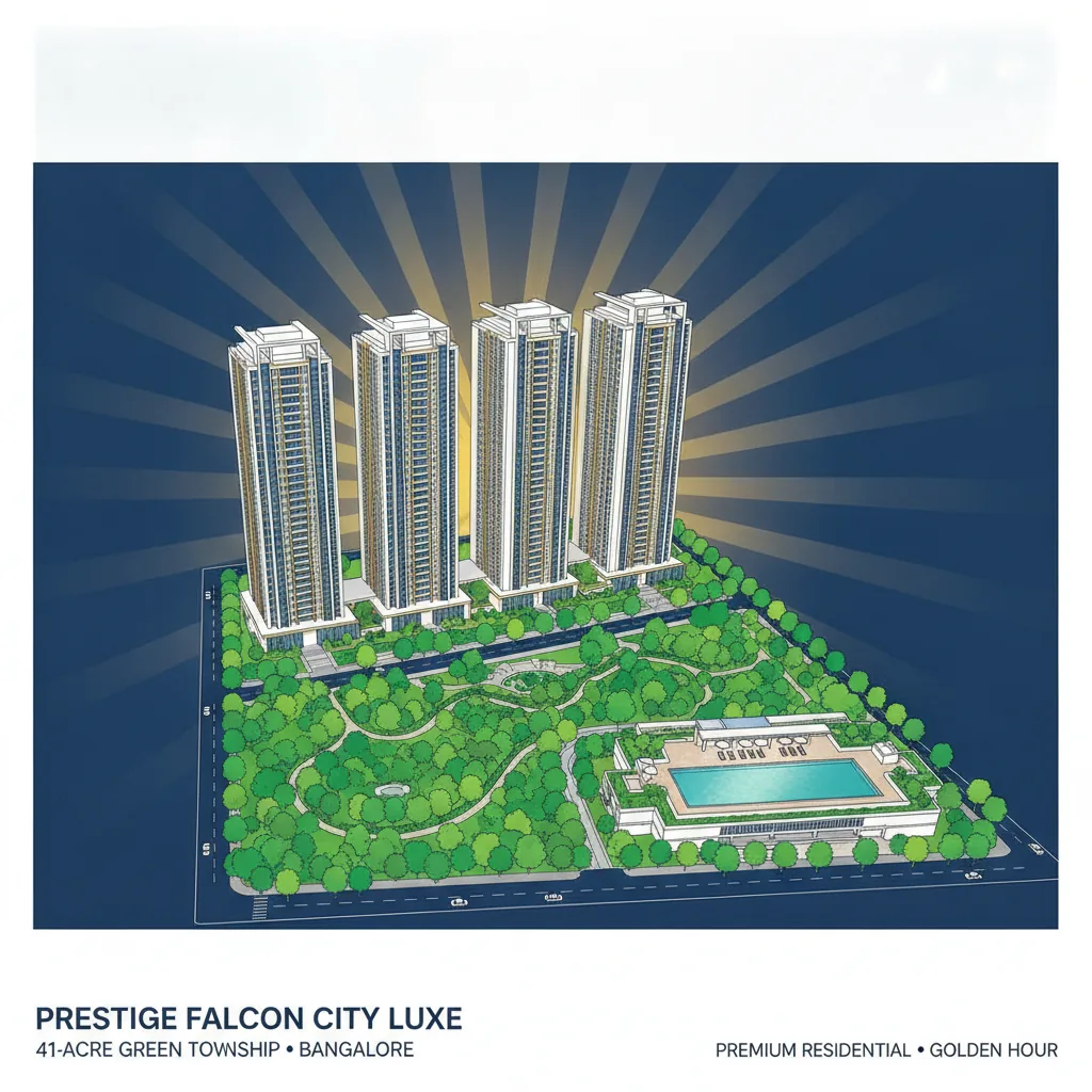 Prestige Falcon City Reserve 2 BHK Apartment in Kanakapura Road