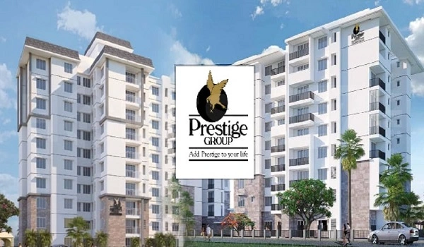 Prestige Group luxury residential towers and integrated township aerial view